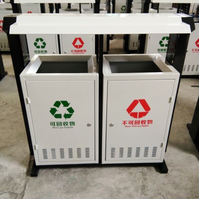 鋼板沖孔垃圾桶